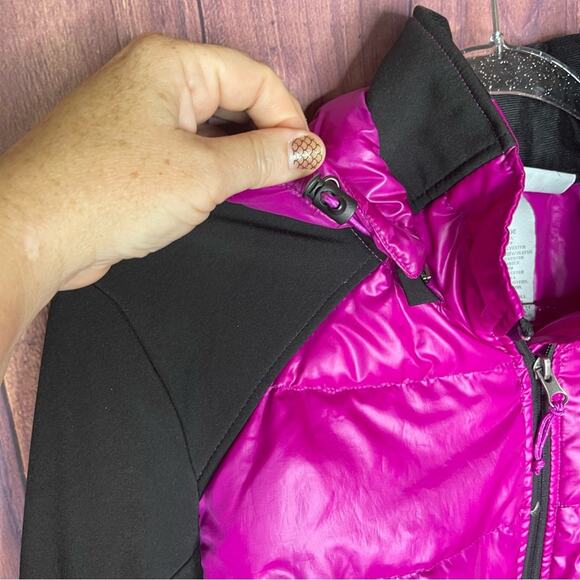 Free Country Winter Utility Jacket MAGENTA & Black - Picture 7 of 14